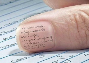 cheating en el examen