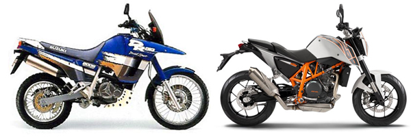 Dr big 800 y KTM 690