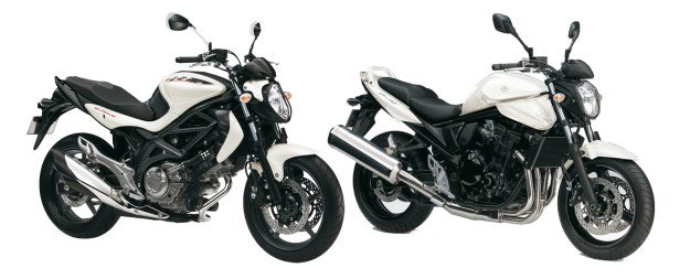 Suzukis Gladius SFV650 y Suzuki Bandit GSF650, las protas de esta comparativa de Motosparaela2