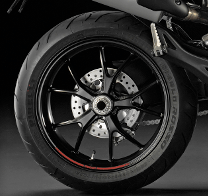 Basculante Monobrazo 696 y llanta de cinco radios