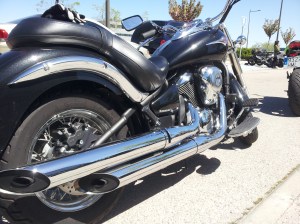 Imponente el sonido de estos escapes. Más para el exterior que para el piloto.