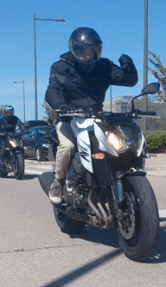 Encaminando la comitiva de  las z800 fuego and Rock and roll