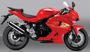 La llamativa deportiva de 250, más radical que la cbr250 y que la antigua ninja 250 es una solución para fardar.