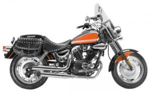 Lo mejor la doble salida de escape y la capacidad bagger que le aporta un look americano.