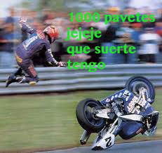 La suerte que tiene el destrozar una moto tirada de precio