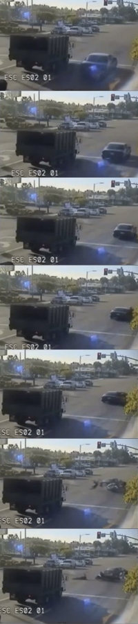 Mientras halla p's habrá hijosde p's como este que se salta el semáforo