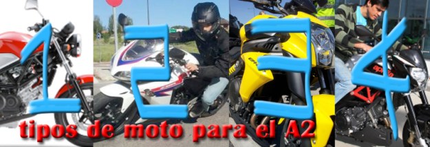 tipos de moto para el A2