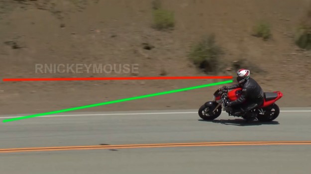 En ese momento, la mirada está 'magnetizada' busca la escapatoria o la trazada correcta