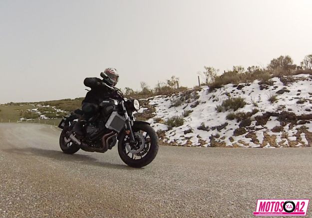 Circulando con la Yamaha